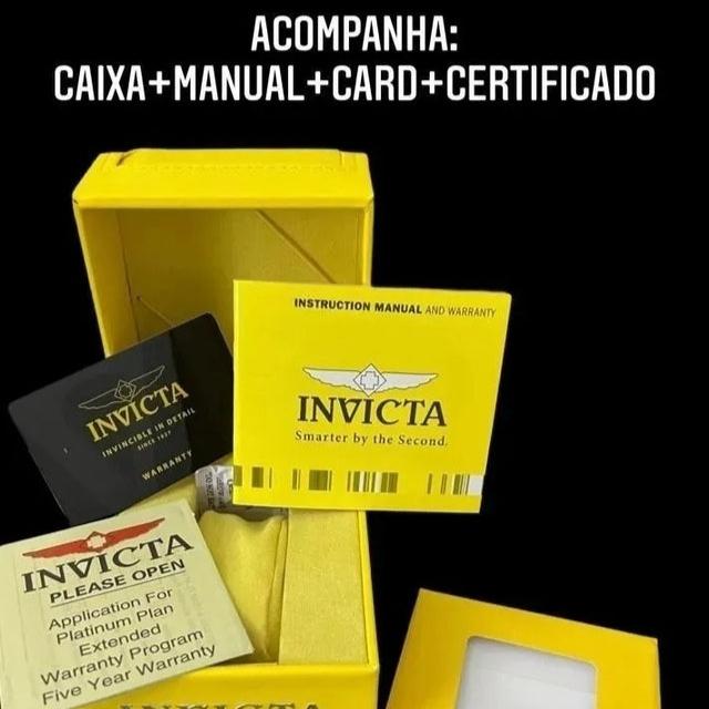 Relógio Invicta Excursion 100% Original C/ Caixa e Manual
