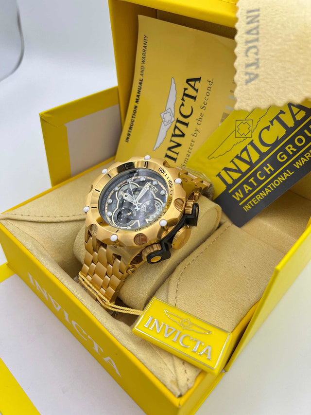 Relogio Invicta Venom Hybrid 27794 Banhado A Ouro C/ Caixa e Manual