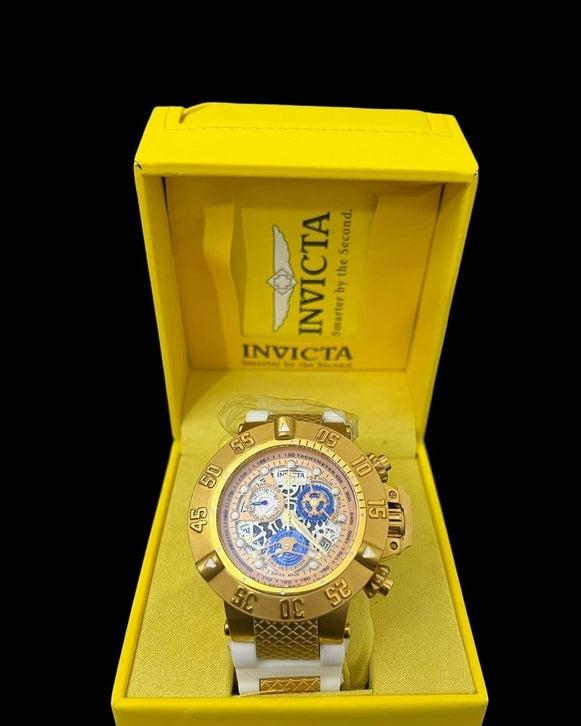 Relógio Invicta Subaqua Noma 3 + Cordão 3mm Tijolinho + Ping 100% Original