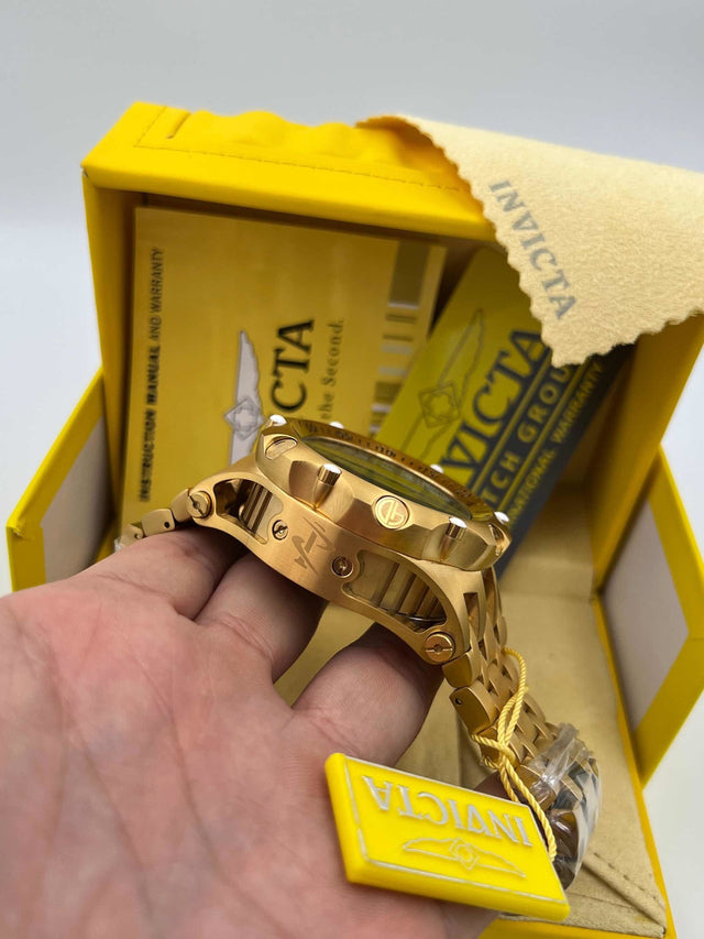 Relogio Invicta Venom Hybrid 27794 Banhado A Ouro C/ Caixa e Manual