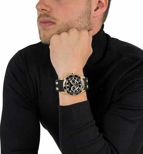 Relógio Invicta Pro Diver 6981 Banhado A Ouro 100% Original C/ Caixa e Manual