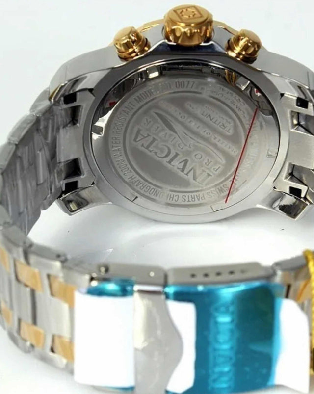 Relógio Invicta Pro Diver Banhado A Ouro 100% Original C/CAIXA E MANUAL