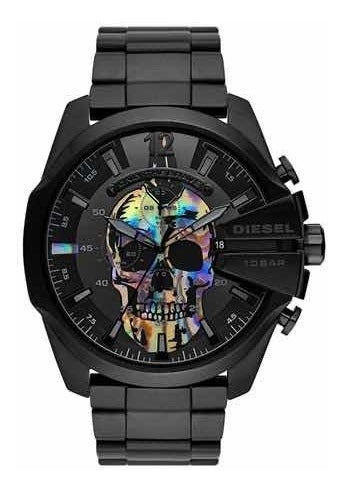 Relógio Diesel Dz4582 Mega Chief Skull Rainbow 100% Original C/ Caixa e Manual