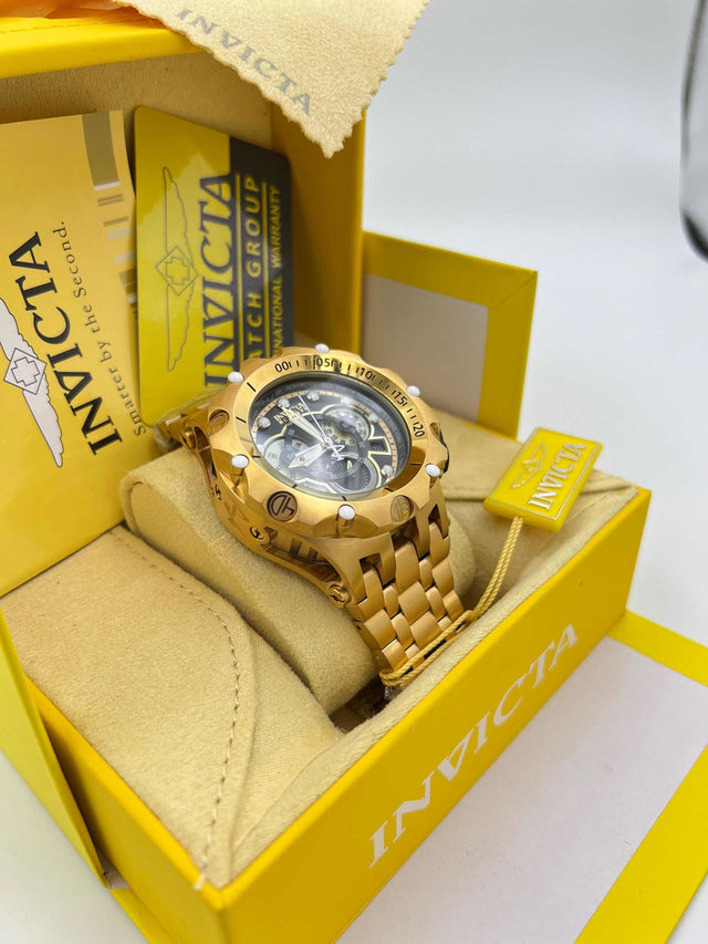 Relogio Invicta Venom Hybrid 27794 Banhado A Ouro C/ Caixa e Manual
