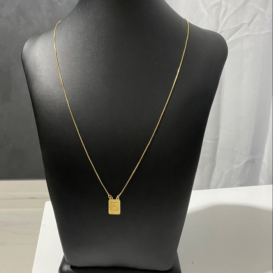 ESCAPULÁRIO VENEZIANA DEUS É FIEL/JESUS - 2mm - 70cm