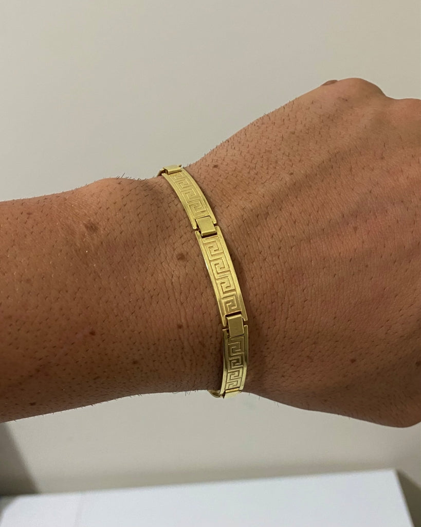 BRACELETE MEDIEVAL 7MM FEITO DE MOEDA ANTIGA