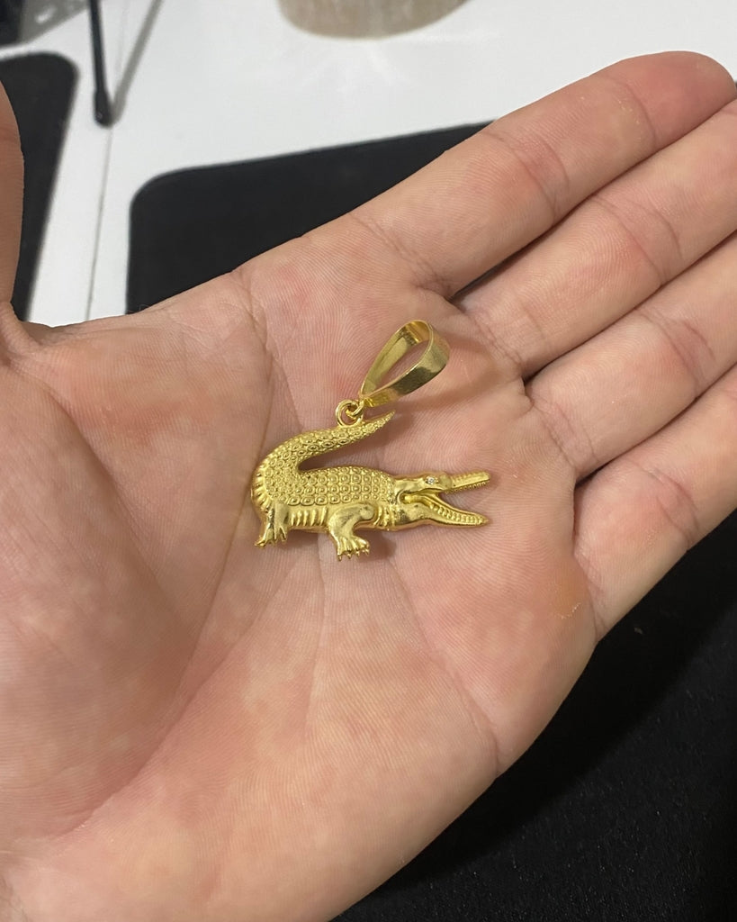 PINGENTE JACARÉ - 2,5x4cm