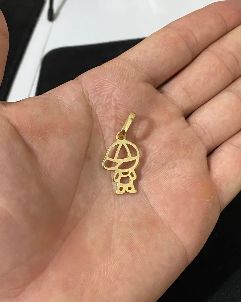 PINGENTE MENININHO - 2,5x1,5cm