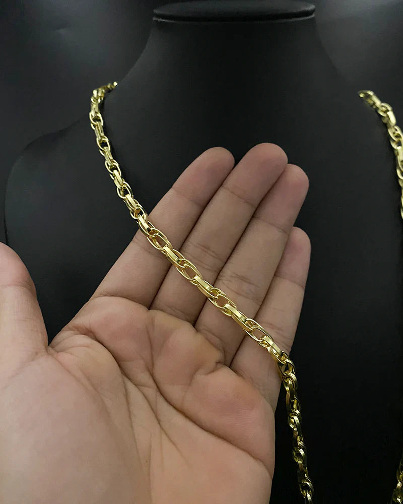 CORRENTE TIJOLINHO DUPLA 6MM