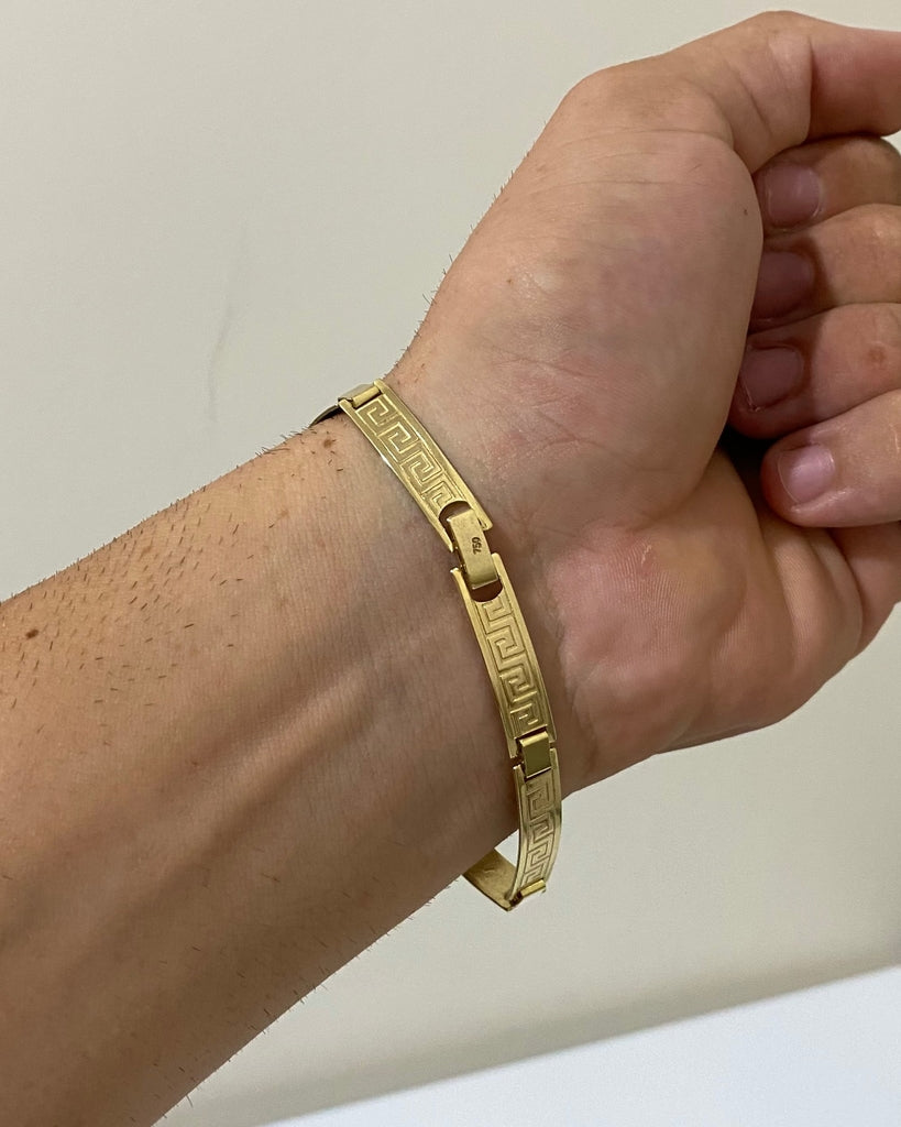 BRACELETE MEDIEVAL 7MM FEITO DE MOEDA ANTIGA