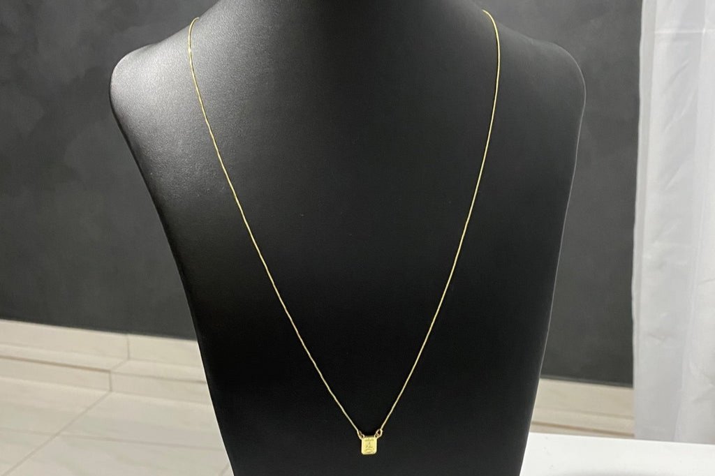 ESCAPULÁRIO VENEZIANA DEUS É FIEL/O SENHOR É O MEU PASTOR E NADA ME FALTARÁ - 1mm - 65cm