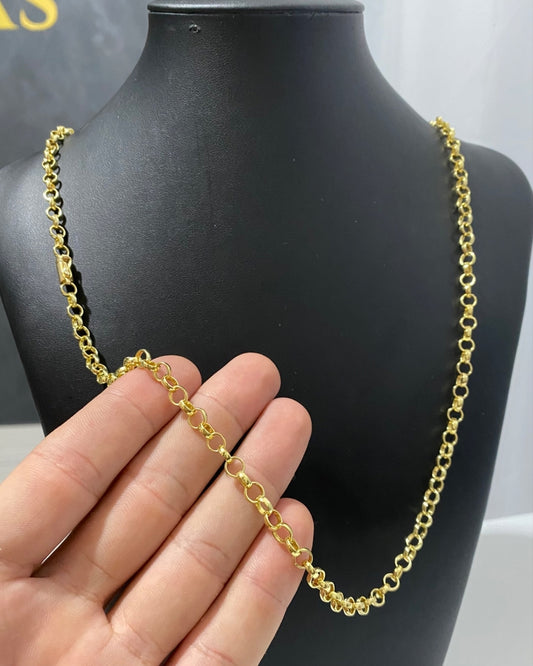 CORRENTE ELO PORTUGUÊS 5MM - 70CM