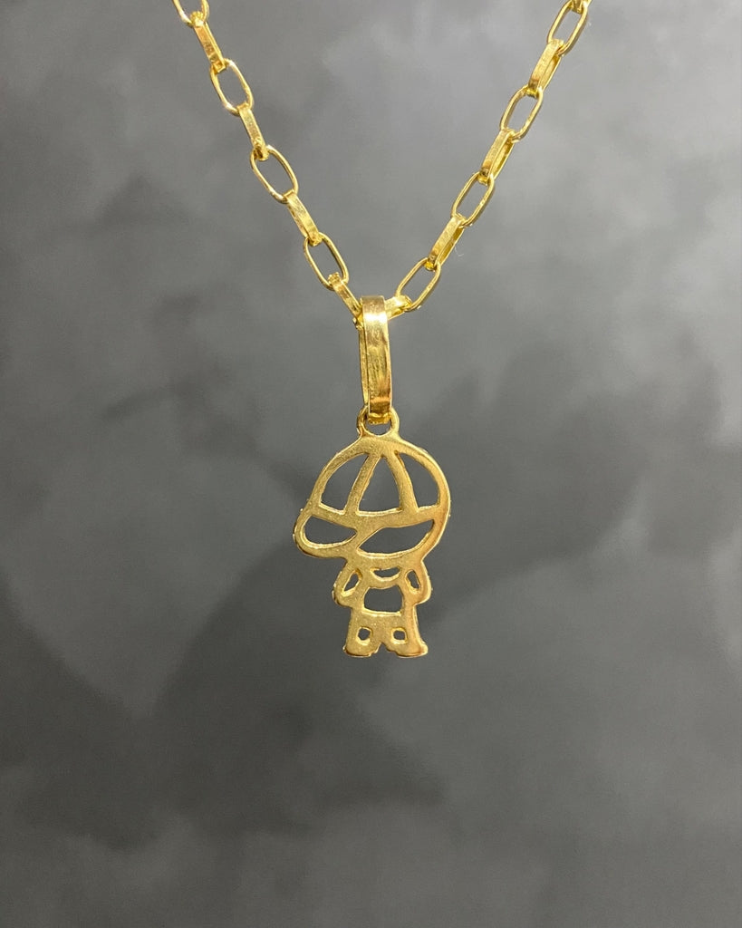 PINGENTE MENININHO - 2,5x1,5cm