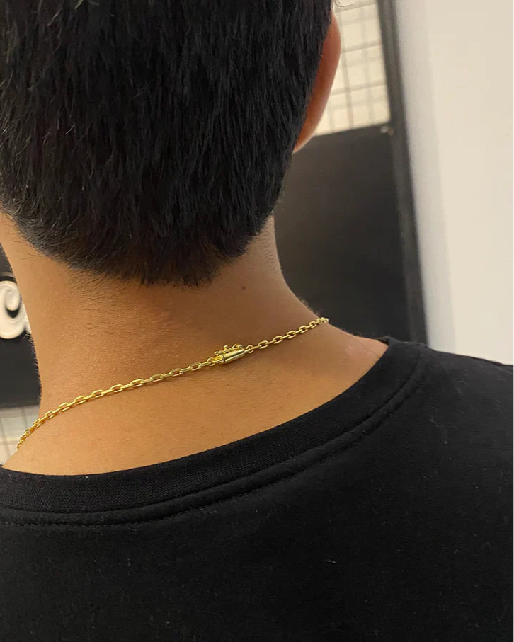 CORRENTE CADEADO DE QUINA 2MM