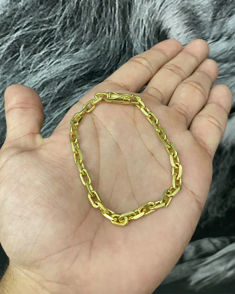 PULSEIRA CADEADO DE QUINA 6MM