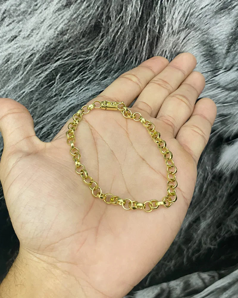 PULSEIRA ELO PORTUGUÊS 4MM