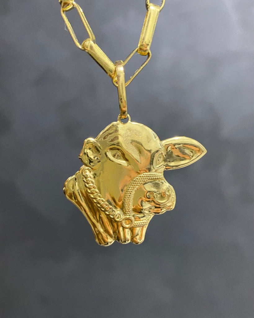 PINGENTE FACE DO BOI - 3,5x3cm