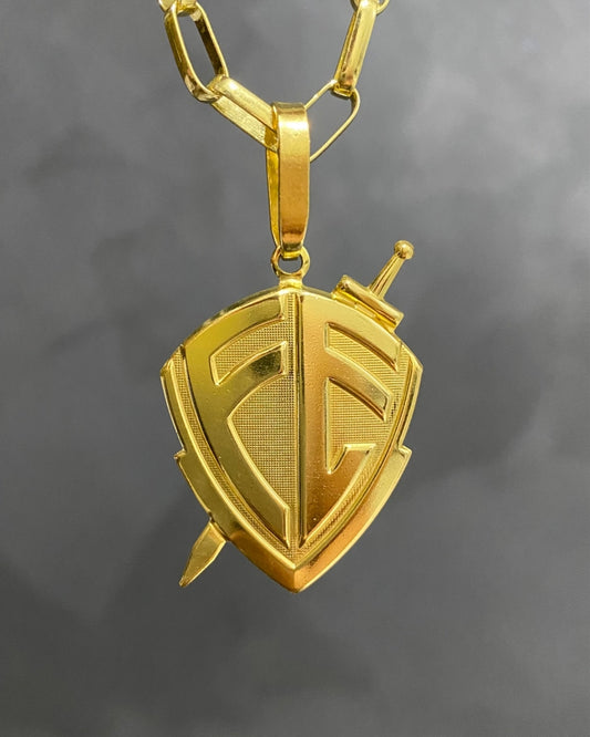 PINGENTE ESCUDO DA FÉ - 3,5x3cm