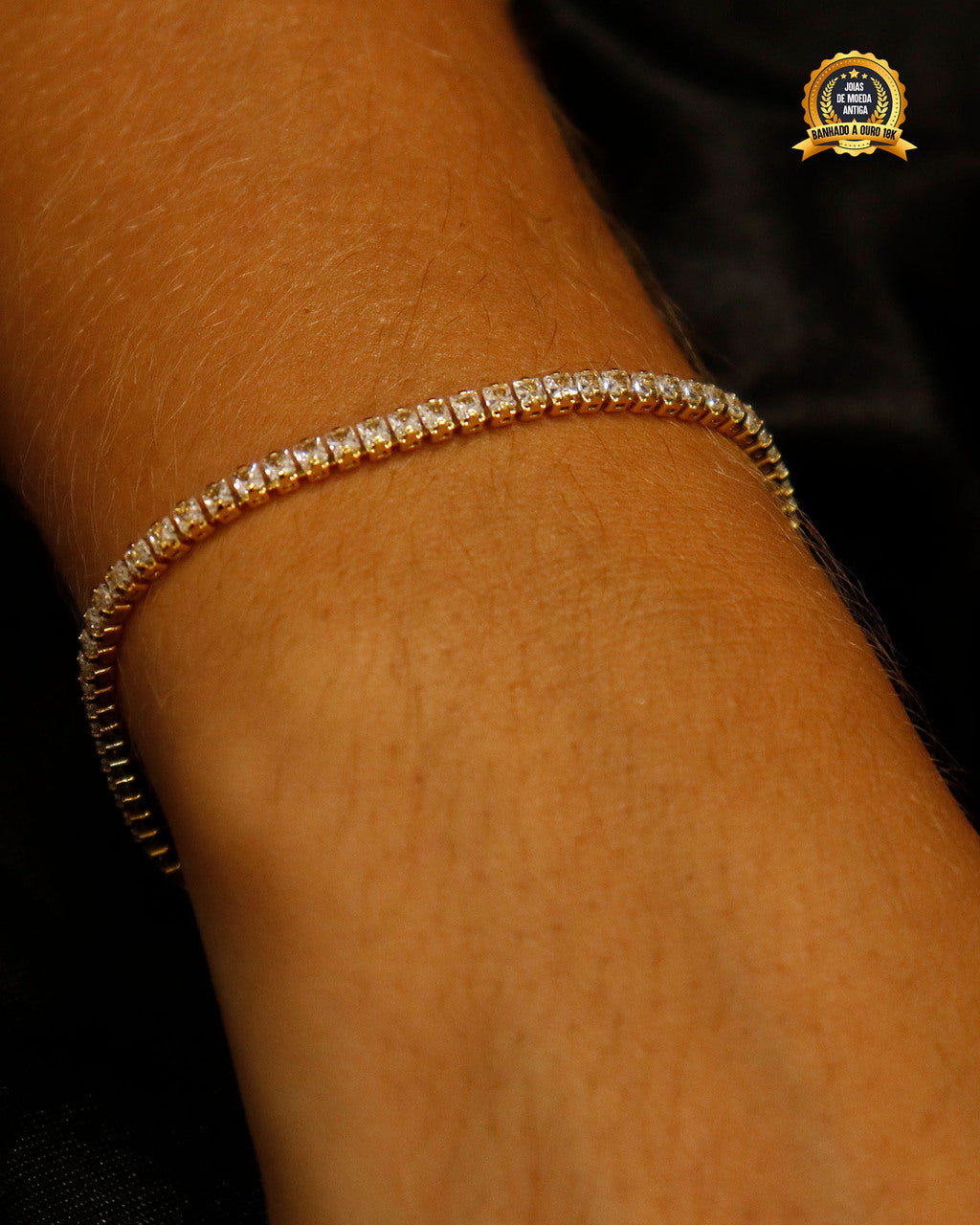 PULSEIRA BANHADA: RIVIERA QUADRADA 2MM