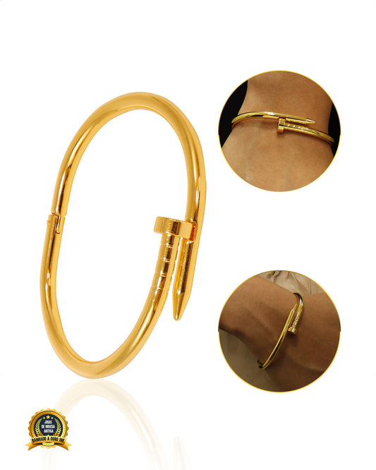 BRACELETE BANHADO: PREGO