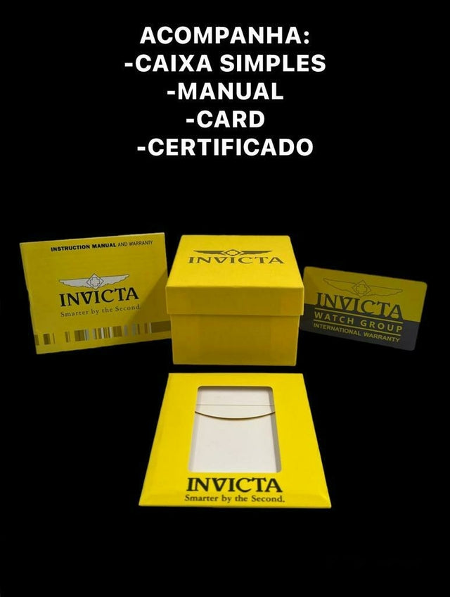 Relógio Invicta Pro Diver 6981 Banhado A Ouro 100% Original C/ Caixa e Manual