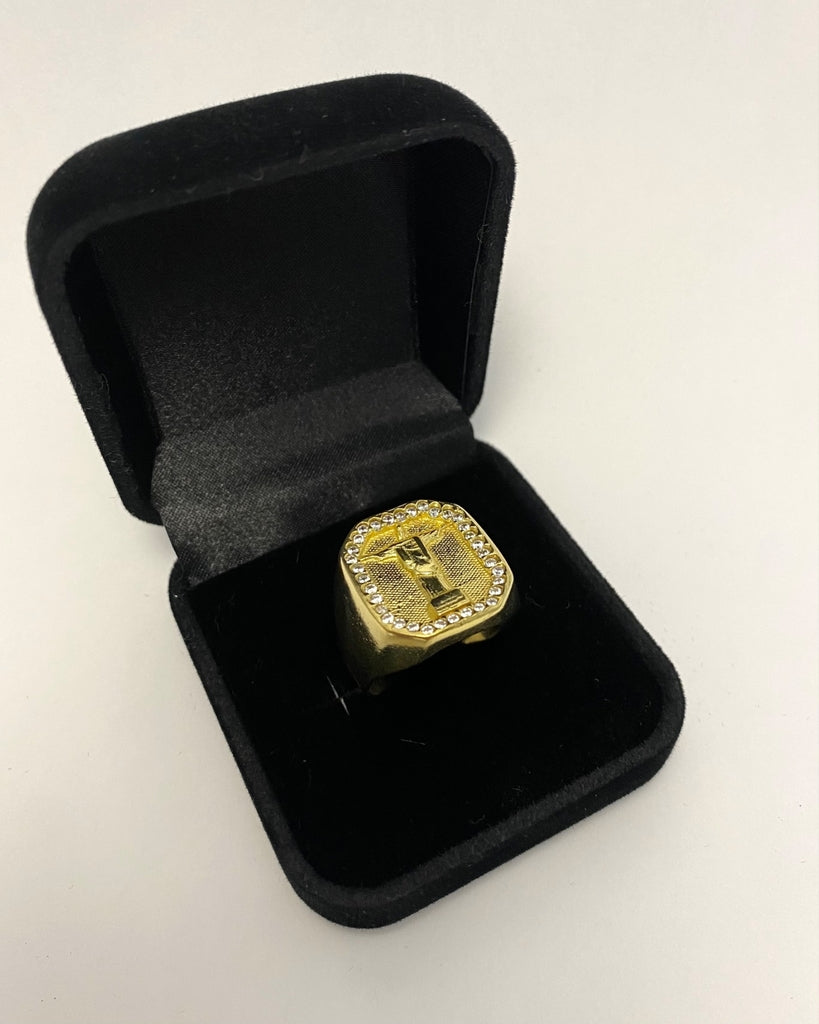 ANEL CRISTO REDENTOR COM BORDA CRAVEJADA