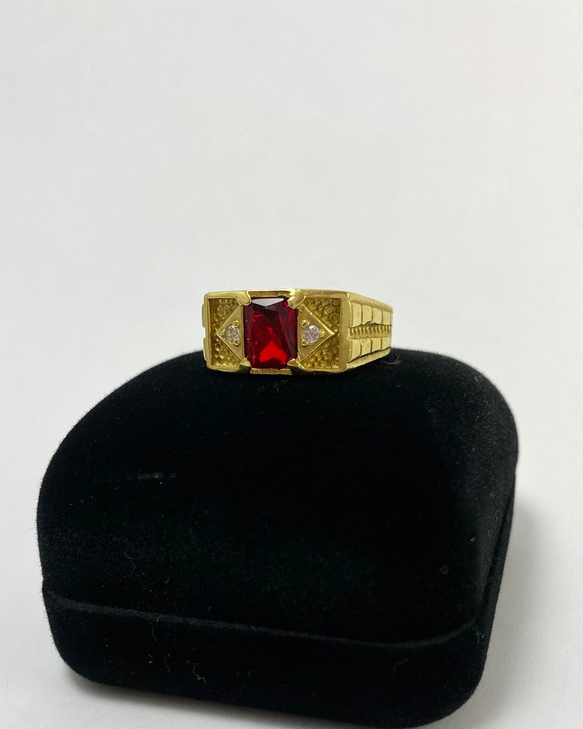 ANEL DE FORMATURA COM PEDRA - VÁRIAS CORES