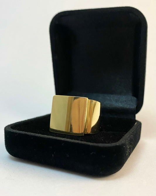 ANEL QUADRADO SEM DETALHES