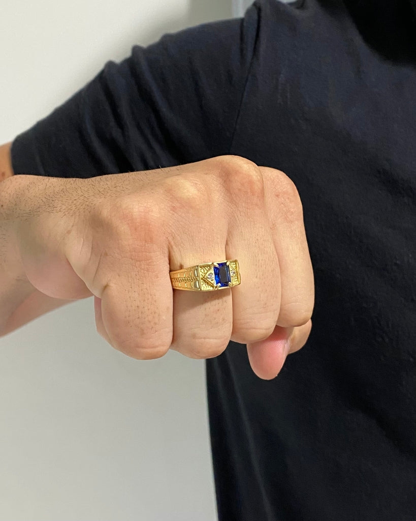 ANEL DE FORMATURA COM PEDRA - VÁRIAS CORES