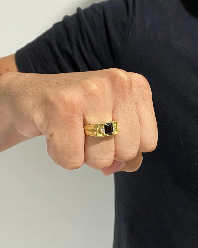 ANEL DE FORMATURA COM PEDRA - VÁRIAS CORES