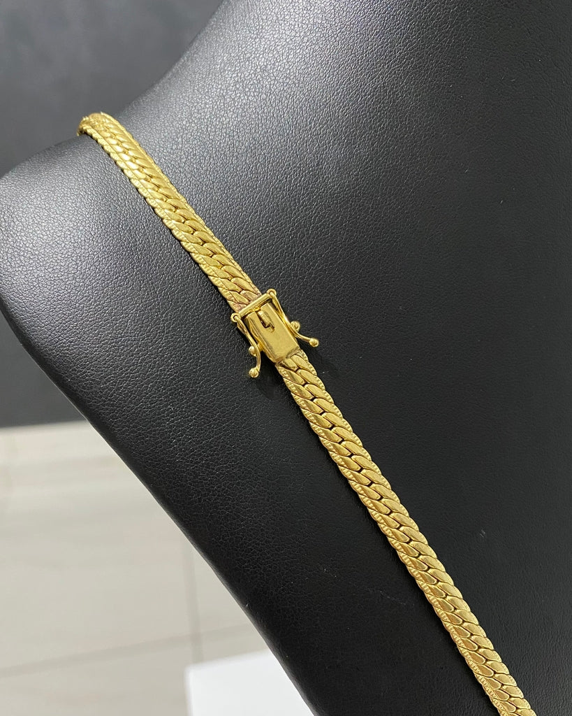 CORRENTE CUBANA CHAPADA 6MM - 70CM