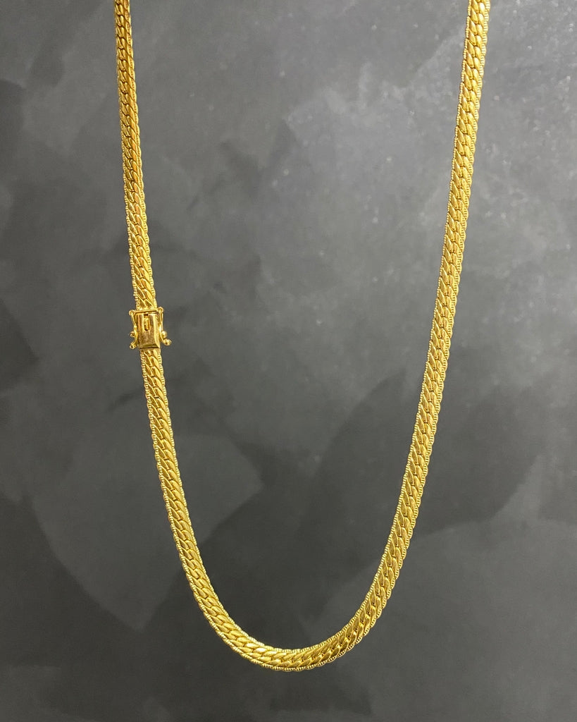 CORRENTE CUBANA CHAPADA 6MM - 70CM