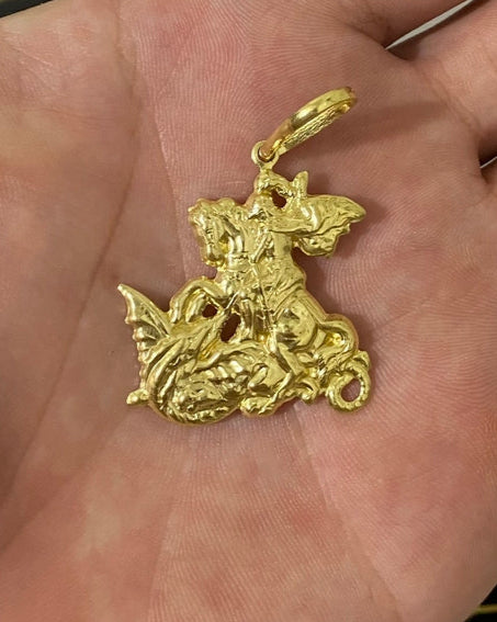 PINGENTE SÃO JORGE - 3,5x3cm