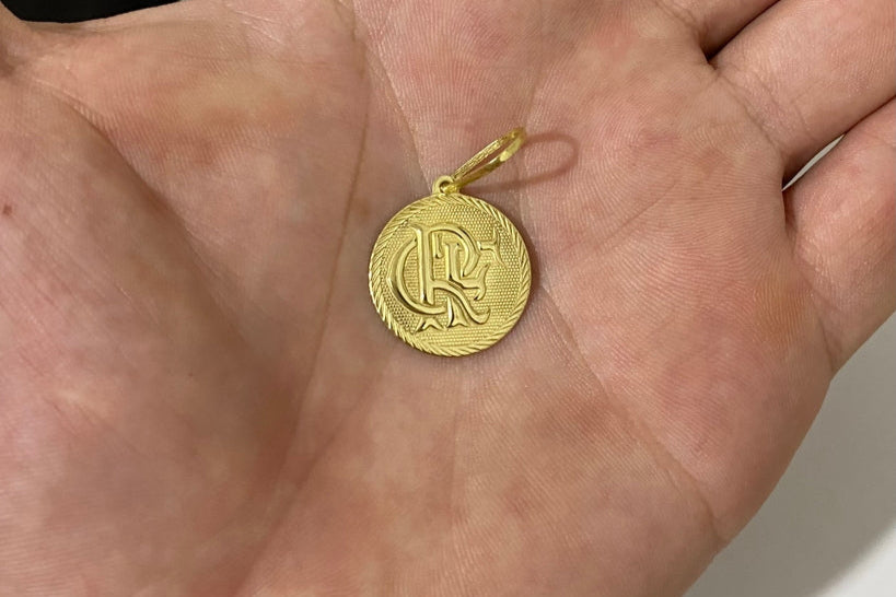 PINGENTE MEDALHA CRF - 2x2cm