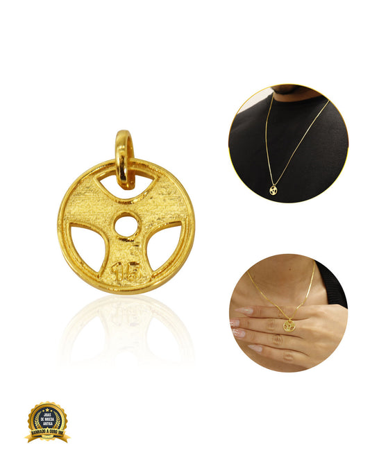 PINGENTE BANHADO: ANILHA