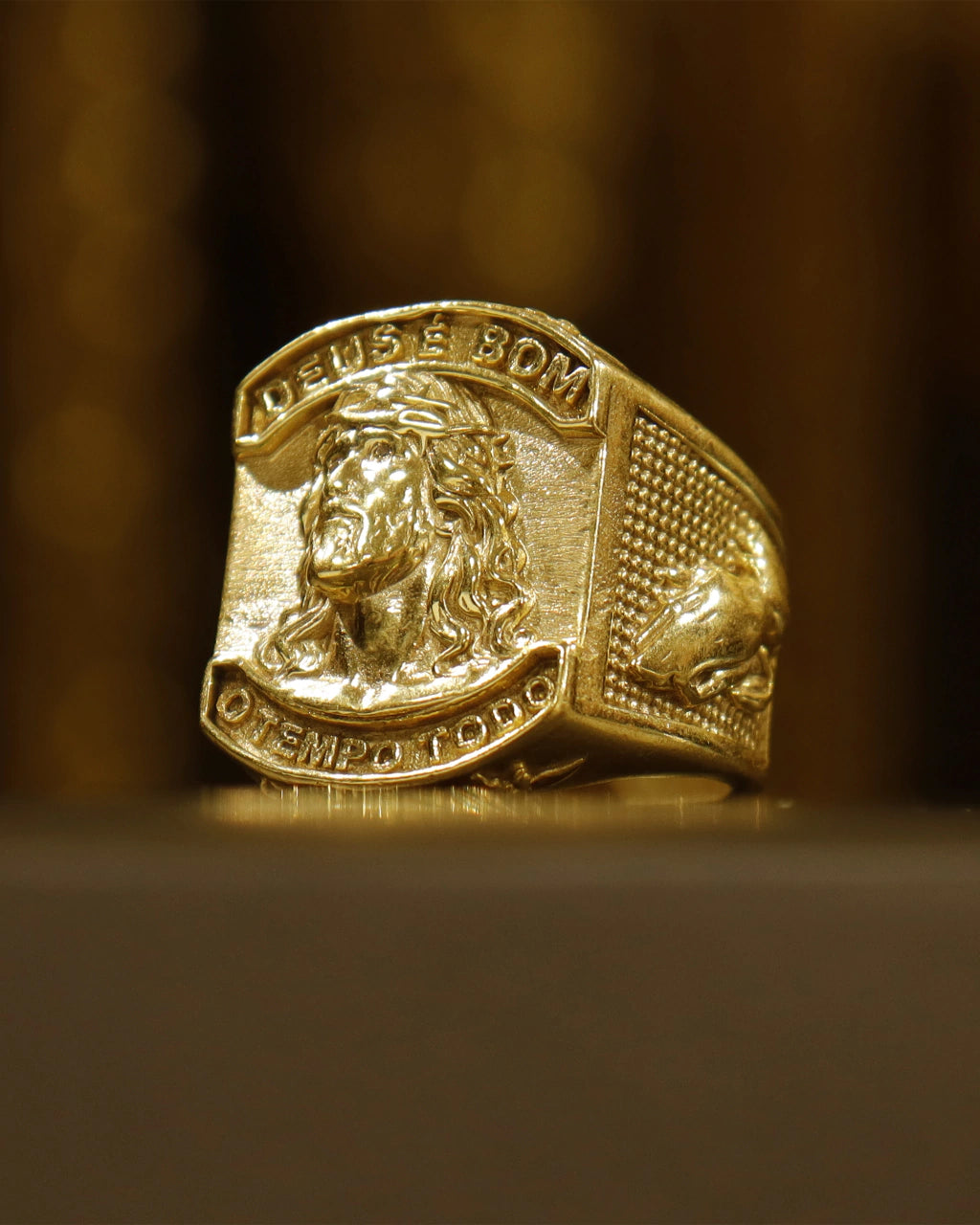 ANEL DEUS É BOM O TEMPO TODO 3D