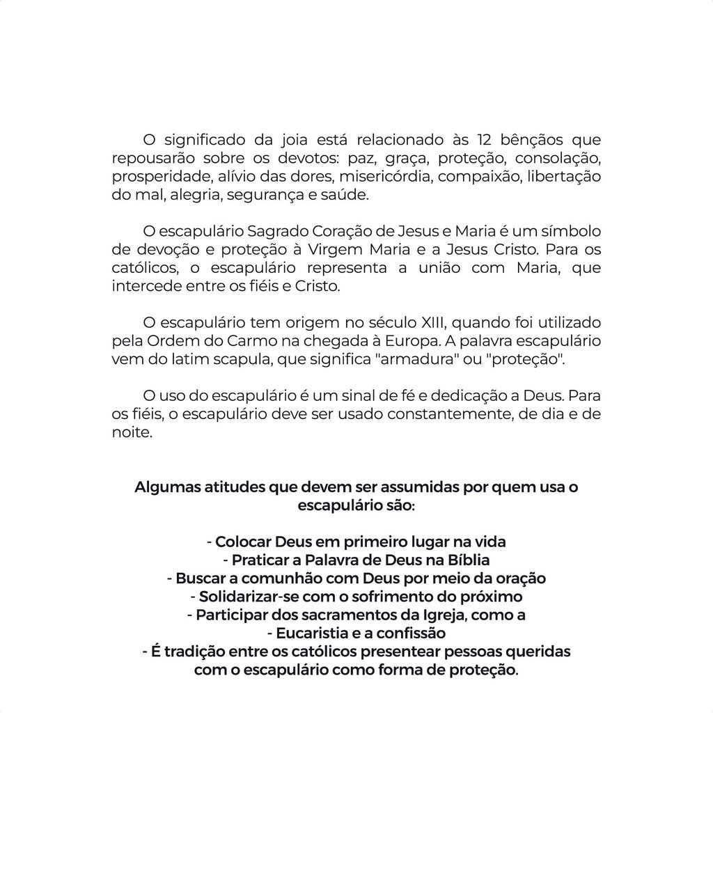 ESCAPULÁRIO PRATA 925: NOSSA SENHORA DO CARMO E NOSSA SENHORA APARECIDA COM ORAÇÃO