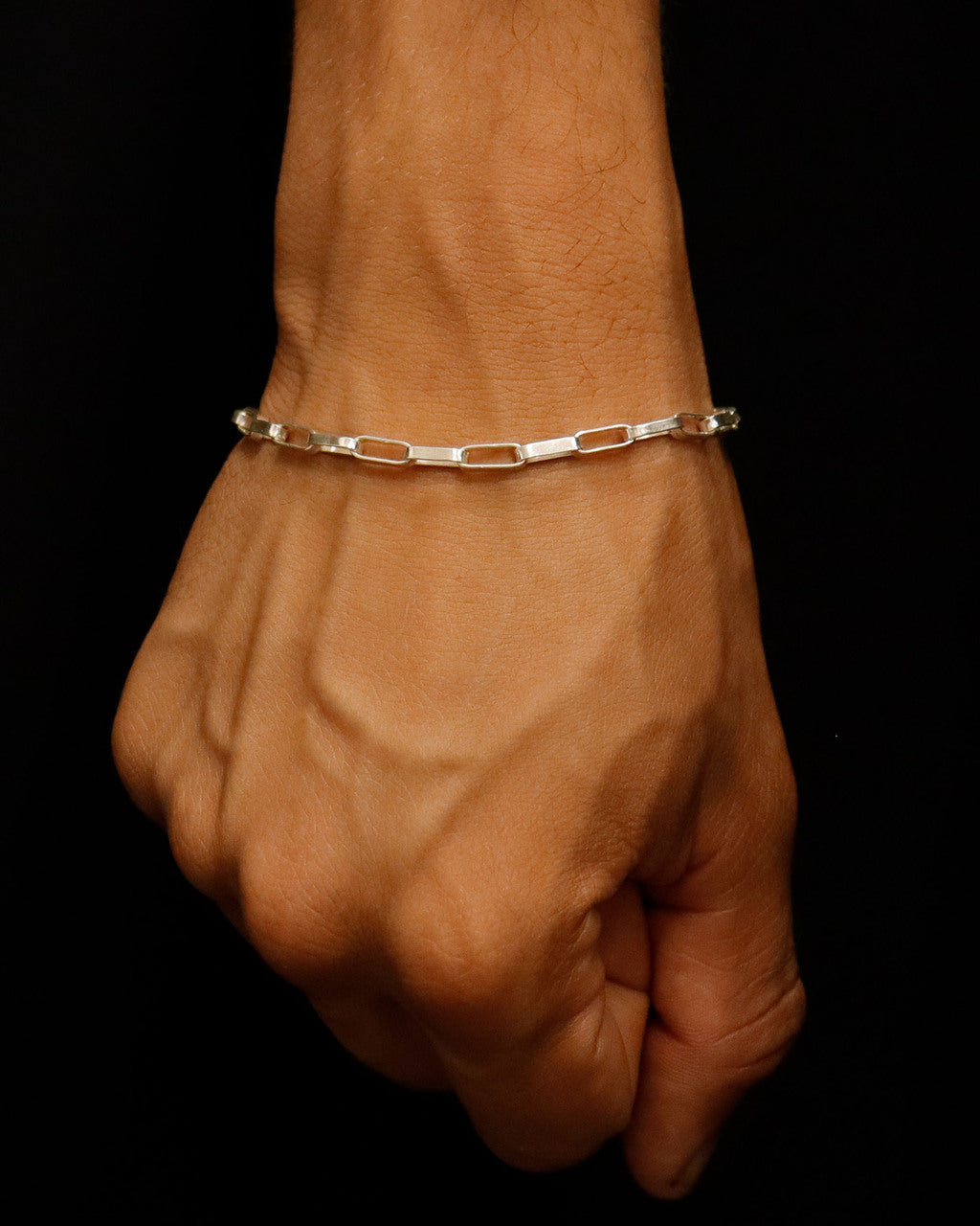 PRATA - PULSEIRA: TIJOLINHO 4MM